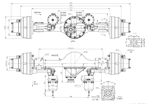 QWER80H Series Wheel Excavator Rear Drive Axle – Qingdao Tsingleader ...