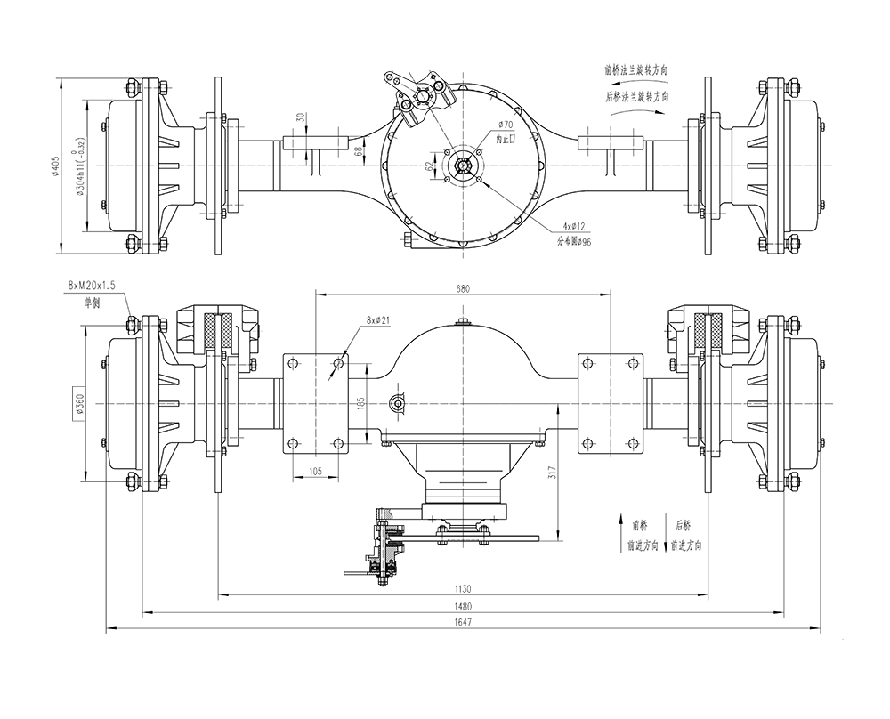 QWL15J-1 Drive Axle – Qingdao Tsingleader Industry Co.,Ltd.