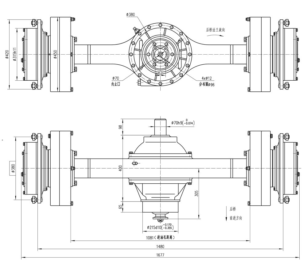 QWL18S Drive Axle – Qingdao Tsingleader Industry Co.,Ltd.