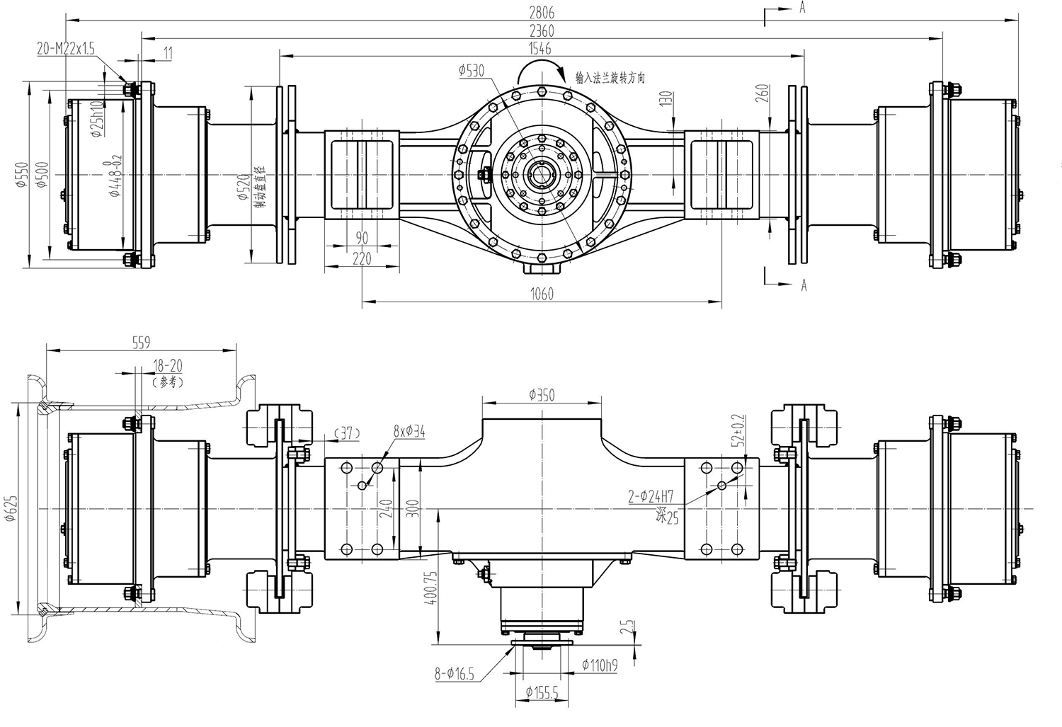 QWL70 wheel loader drive axle – Qingdao Tsingleader Industry Co.,Ltd.